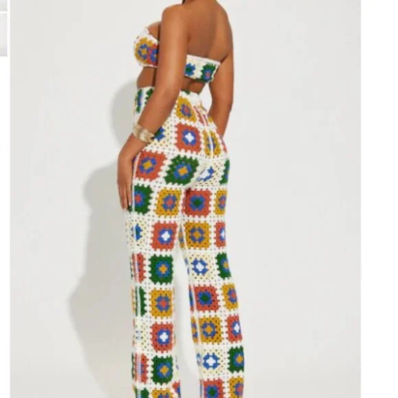 Gorgeous 🔥2pc CROCHET Set NWT - Picture 3 of 10